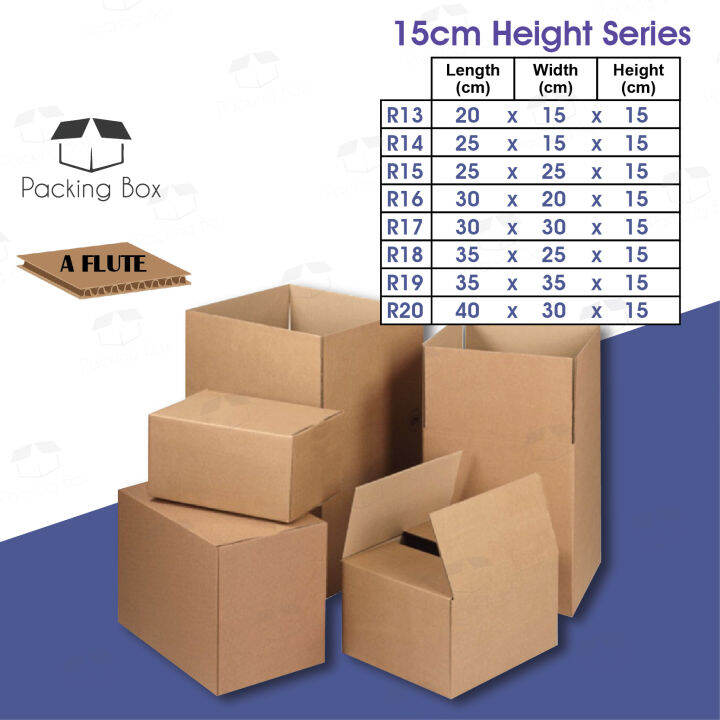 Packing Box Carton Box Packing Box Packaging Box Kotak - A Flute - 15 ...