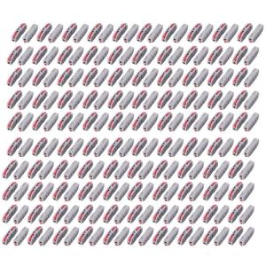 ขั้วต่อเร็วสายไฟสปริง100ชิ้นขั้วต่อไฟฟ้าแบบจีบที่รัดสายเคเบิ้ลสำหรับติดตั้งง่าย