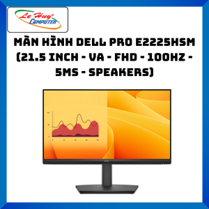 Màn Hình Dell Pro E2225HSM (21.5 inch - VA - FHD - 100Hz - 5ms - Speakers) - Hàng Chính Hãng