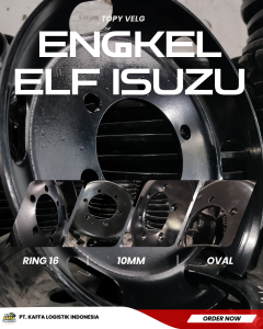 TOPY VELG ENGKEL ELF ISUZU RING 16 LUBANG 6 TEBAL 10 MM LUBANG ANGIN STANDAR/OVAL