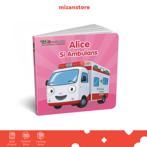 Tayo Seri Mengenal Kendaraan: Alice Si Ambulans Boardbook | Buku Cerita Anak