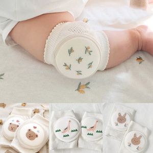 WEIYA Creative Protective Gear Cartoon Design Bear Rabbit Cotton Thin Section Crawling Toddler Child Leg Pads Baby Knee Pads Elbow Pads
