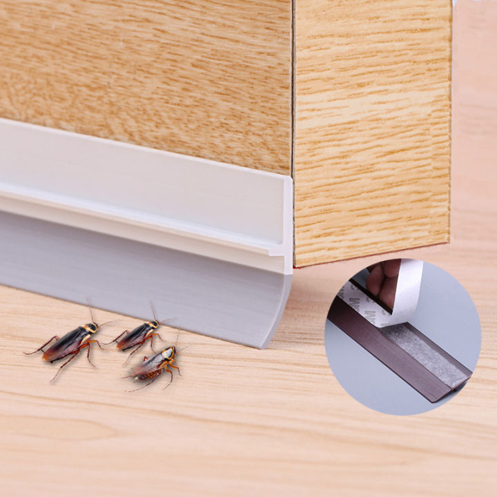 HCCM 100cm Door Bottom Seal Strip Waterproof PVC Silicone Seal Strip