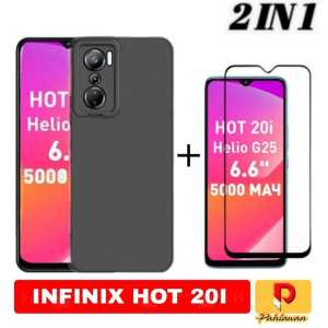 PROMO PAKET 2 IN 1 SOFT CASE PRO CAMERA SILICONE FOR INFINIX NOTE 30 / INFINIX NOTE 30 PRO / HOT 30 / HOT 30I / ZERO 20 / HOT 20I / HOT 20 5G 2022