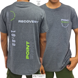 Kaos Distro Point Eight Cowok Cewek Lengan Pendek Baju Atasan Spandek Adem Navy Merah M L XL XXL
