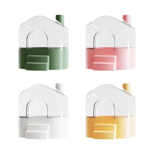 Transparent Sand Bath Container Hamster Bathroom For Hamsters Promotes Natural Cleaning Behavior Habitat Enrichment