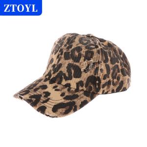 [COD] ZTOYL ใหม่หมวกเบสบอลผ้าฝ้ายฟอกสีวินเทจพิมพ์ลายเสือดาวผู้หญิงหมวกทรงฮิปฮอปทรงหางม้าอุปกรณ์เสริมหมวกกีฬากลางแจ้ง