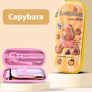 Hộp Bút Kuromi Gấu Trúc Capybara Cinnamoroll Kích Thước Lớn Dụng Cụ Học Tập Học Sinh Cho Bé