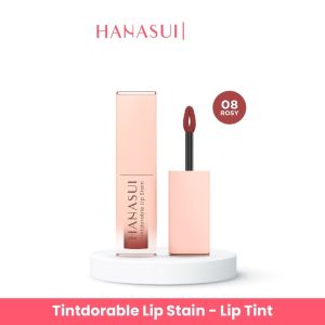 Lipcream HANASUI Boba Mattedorable Tintdorable Lip Tint / Lipstik tahan lama [BPOM] 16 warna matte boba edisi baru