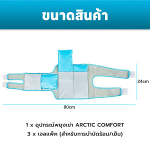 ที่รัดเข่า เจลเย็น 360องศา ฟื้นฟูเข่า ประคบร้อนเย็น แบบสวมเข่า อ่อนโยนต่อผิว เหมาะสำหรับสภาพข้อเข่าต่างๆ