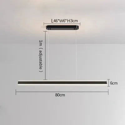 【Free Shipping】 Modern Minimalist Restaurant Chandelier Nordic Long Pendant Light Dining With Spotlight Bar Chandelier Ceiling Lights Hanging Light Pendant Lamp Lampu Gantung Siling Hiasan 吊灯