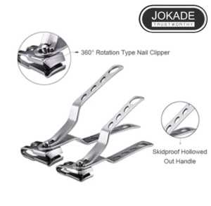 Gunting Kuku 360° Nail Clipper manicure nail art alat potong kuku anti karat
