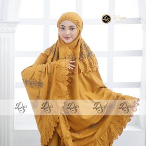 - Mukena Dewasa Azzura Renda mewah Laser Plong Corneli Katun Premium Terbaru
