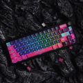 คีย์บอร์ด2077 Cyberpunk Keycap ด้านข้างสลักลายรองเท้าฟุตบอล129คีย์ PBT โปรไฟล์เชอร์รี่ PBT การระเหิดห้าด้านสำหรับสวิตช์ MX เชอร์รี่คีย์บอร์ดแบบกลไก DIY ปรับแต่งตามสั่ง RK IKB. 