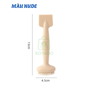 Cọ Silicone Đắp Mặt Nạ Đa Năng – Mềm Mại Dễ Dùng -Cọ Đắp Mask Chăm Sóc Da 2 Đầu – Tẩy Tế Bào Chết & Đắp Mask -Cọ Đắp Mặt Nạ Siêu Mềm – Làm Đẹp Không Lo Đau Rát -Cọ Đắp Mặt Nạ Silicone 2 Đầu – Massage & Thoa Mặt Nạ Tiện Lợi