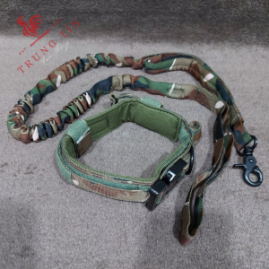 bộ dây xích + vòng cổ VIP  dành cho chó lớn  chó nghiệp vụ