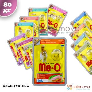 Meo Pouch 80gr Makanan Kucing Basah Me-O