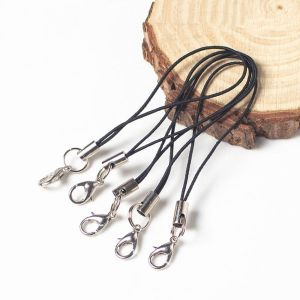 ASDOME 10pcs DIY Keychain Key Holder Bag Key Ring Mobile Phone Strap Keychains Hooks Lanyard Lariat Cords Phone Lanyard String Phone Lanyard Lobster Clasp Rope