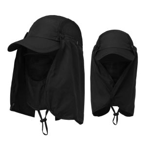 PERPE Breathable Summer Fishing Sun Hat UV Sun Protection Adjustable Baseball Cap Outdoor Neck Face Sunshade Hat