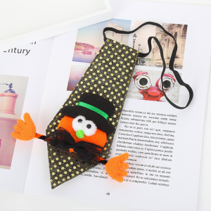 Halloween Laughing Sequenant Tie  Prop for Childrens Luminous Gift Dance Performance Toys Colorful Halloween Kids Neckties Perfect for Holiday Parties