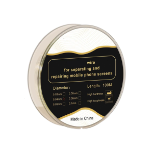 Precisions Engineered Carbon Steel Cutting Wire For Mobile Display Separation LCD Display Screen Separator