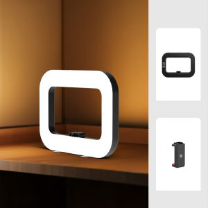 Selfie Fill Light Smartphone LED Video Ring Light Cold Shoe for Microphone Live Rig Light Reverse Charging