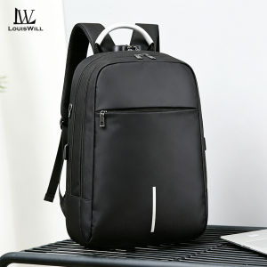 LouisWill Fashion Mens Business Backpack Anti-Theft Laptop Backpack Large Capacity USB Charging Backpack Waterproof Backpack College Commuting Backpack Leisure Travel Bag For Work Business Trip
