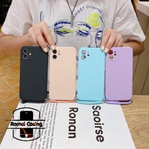 RMC Slingcase Softcase Casing Candy macaroon pelindung kamera polos tali lanyard casing hp XIAOMI REDMI 4A REDMI 4X REDMI 6 REDMI 7 REDMI 8A 8A PRO REDMI 9 REDMI 9 PRIME REDMI 9A REDMI 9C 9C NFC POCO C3 REDMI NOTE 5A REDMI NOTE 5A PRIME NOTE 5 PRO [SM]