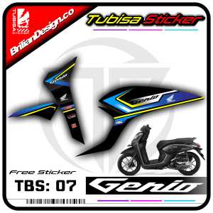 Sticker Striping Variasi Genio - Stiker Sticker Striping Variasi Motor Genio. TBS.07