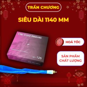 Bọc dây máy xăm - Hộp 125 cái dài 50x1140mm - Bảo vệ dây dẫn giữ vệ sinh tối đa
