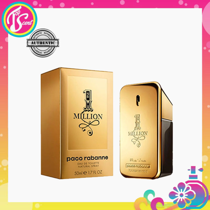 Paco Rabanne Million EDT 50ml Men 50Ml Men'S Fragrance Premium