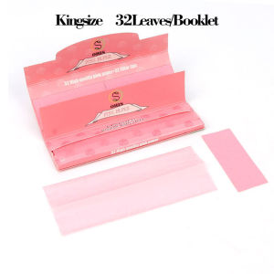 OHIS Eco-Unbleached 110/78mm Rolling Paper with Tips32/50 Leaves per Booklet2Pcs