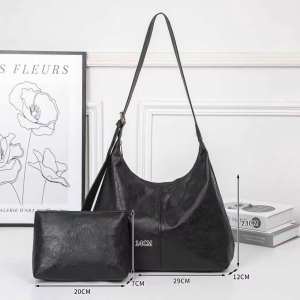 sps bag#Y72   Korean Fashion Handbag Leather 2in1 Sling Shoulder Bag for Women