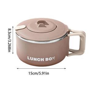 Instant Noodle Pot with Lid Water Outflow for Dry Instant Noodle Innovative Nordic