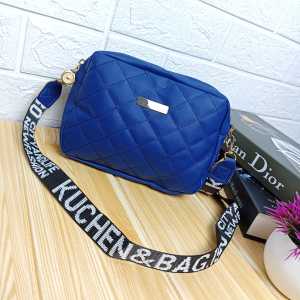 Tas Selempang Wanita Mini Polos Kulit PU Kasual Sling Bag Korean Style Kekinian Multifungsi COD T293