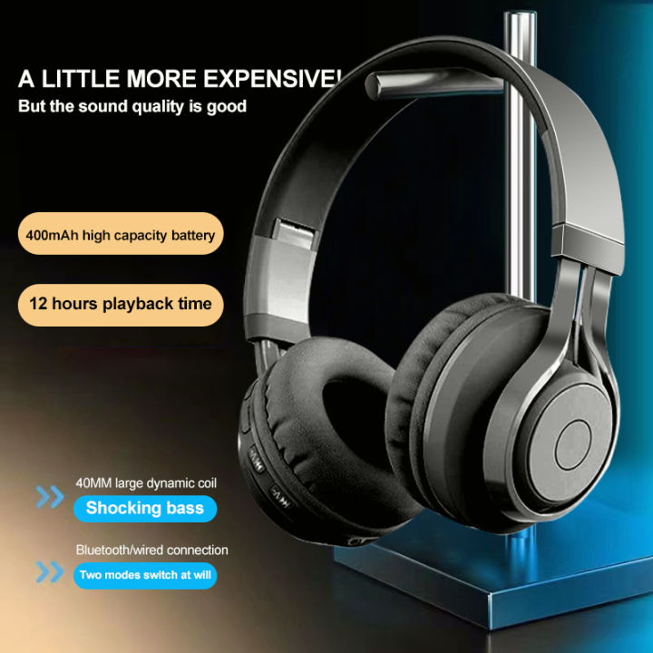 B06 Wireless Headphones Bluetooth Foldable Hi-Fi Over Ear Headset With  Mic Lazada PH