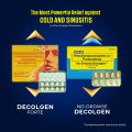 Unilab No-Drowse Decolgen 100 Tablets - No-Drowse Relief from Cold & Sinusitis Symptoms. 