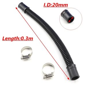 20/25/32/40/50mm ID Plastic Aquarium Corrugated Hose Water Pump Water Supplies Fish Tank Inlet Outlet Joint