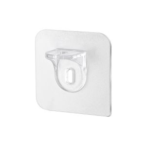 4/12Pcs Adhesive Support Shelf Bracket Non-Perforated Wardrobe Strong Partition Layer Fixed Paste Hook Home Kitchen Accessories