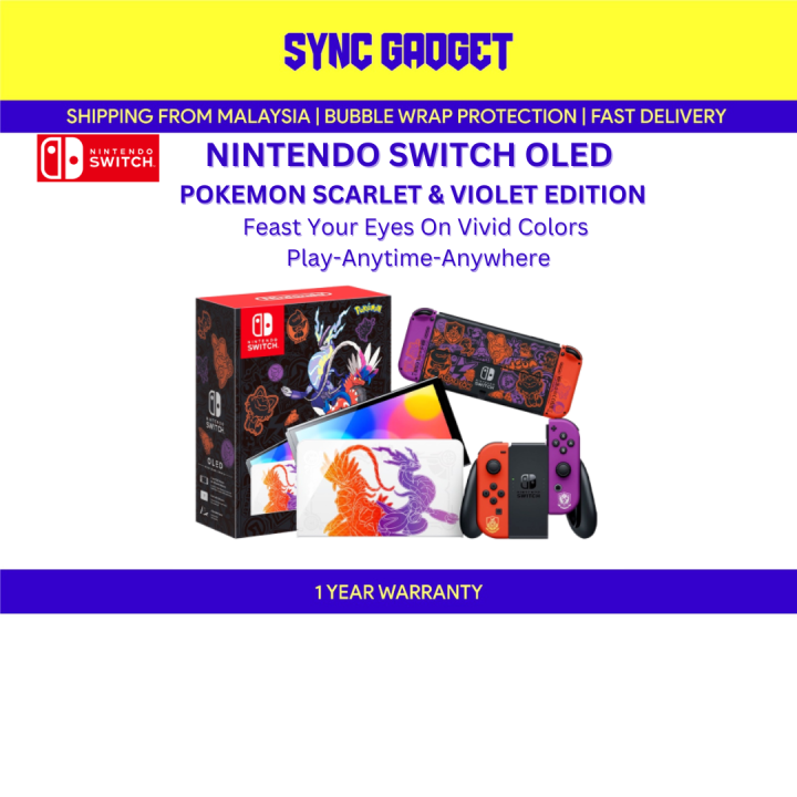 [Maxsoft Set] Nintendo Switch OLED Pokemon Scarlet & Violet | Splatoon ...