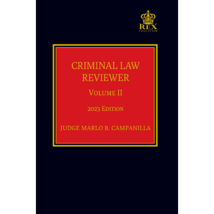 COD Criminal Law Reviewer Vol II 2023 Edition By Judge Marlo B cod-criminal-law-reviewer-vol-ii-2023-edition-by-judge-marlo-b