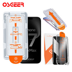 [osgeer]ตัวป้องกันหน้าจอกระจกความเป็นส่วนตัวสําหรับiPhone 17 Pro Max 14 Pro Max 11-17Air ฟิล์มกระจกนิรภัยป้องกันสอดแนมการติดตั้งฝุ่นอัตโนมัติปราศจากฟอง