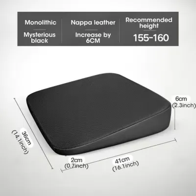 【SMAUTOP】Wedge Car Seat Cushion Adult Booster Seat Cushion Pad Short People Driver Seat Booster Ergonomic Sloping Seat Cushion For Auto