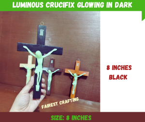 Wall Cross Hanging Crucifix Wooden Cross 8 inches and 10 inches