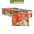 [THÙNG 18 GÓI] - VIFON - Cháo yến Long Triều (có thịt thật) 2 vị: Xương hầm rau củ, Thịt bò Đài Loan, Cháo Vifon (110-120g/gói). 