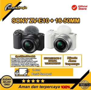 Sony ZV E10 Sony ZVE10 Kit 16-50mm Mirrorless Camera GARANSI RESMI