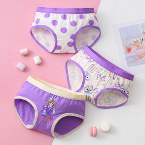 Sét 3 Chip đùi quần lót tam giác cho bé gái chất cotton kháng khuẩn mềm mịn an toàn cho da bé