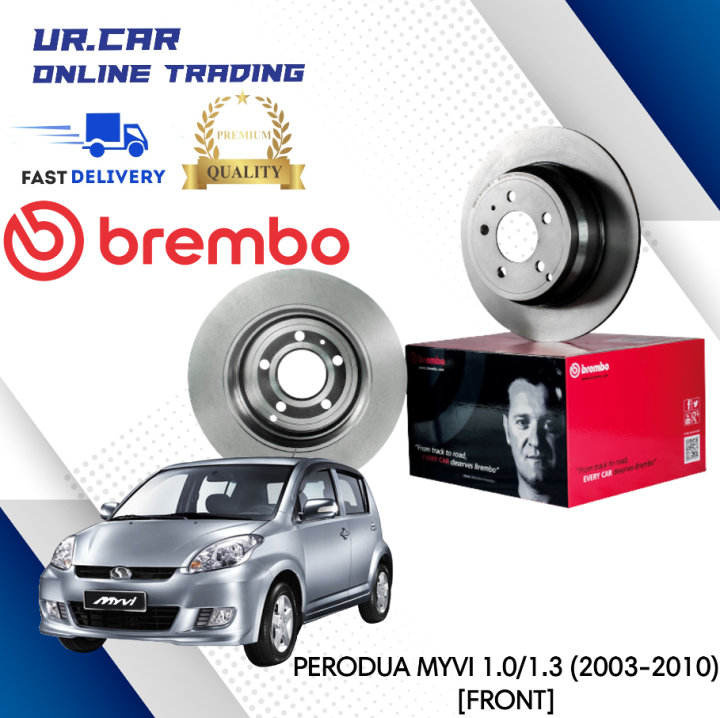 BREMBO PERODUA DISC BRAKE ROTOR & BRAKE PAD MYVI 1.0 ,1.3 (20032010