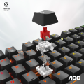 AOC AGON AGK600 Hot Swappable RGB Gaming Keyboard. 