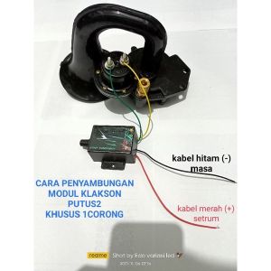 [YOLANDAY]KLAKSON  VOLVO SCANIA  Klakson Keong Angin Mobil Truck TUTUP MEMBRAN BESI  DAN MODUL PUTUS 12V/24V ANGIN BESI Untuk Mobil / Truk / Bus / Kereta / Bus-COD